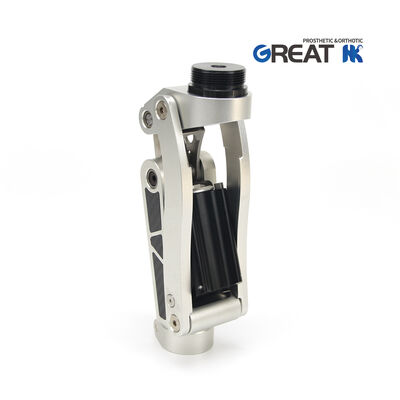 ข้อเข่าเทียมแบบล็อคเชิงเรขาคณิต ควบคุมด้วยระบบลม พร้อมข้อต่อเกลียว M36